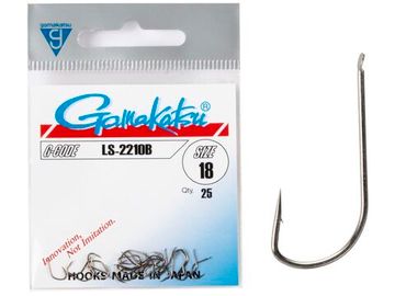 Крючки Gamakatsu LS-2210B HOOKS BRONZE разм. 18 25шт.