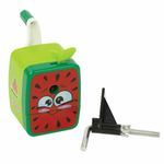 Точилка механическая ПИФАГОР "Арбуз", корпус зелёный/красный, 270427