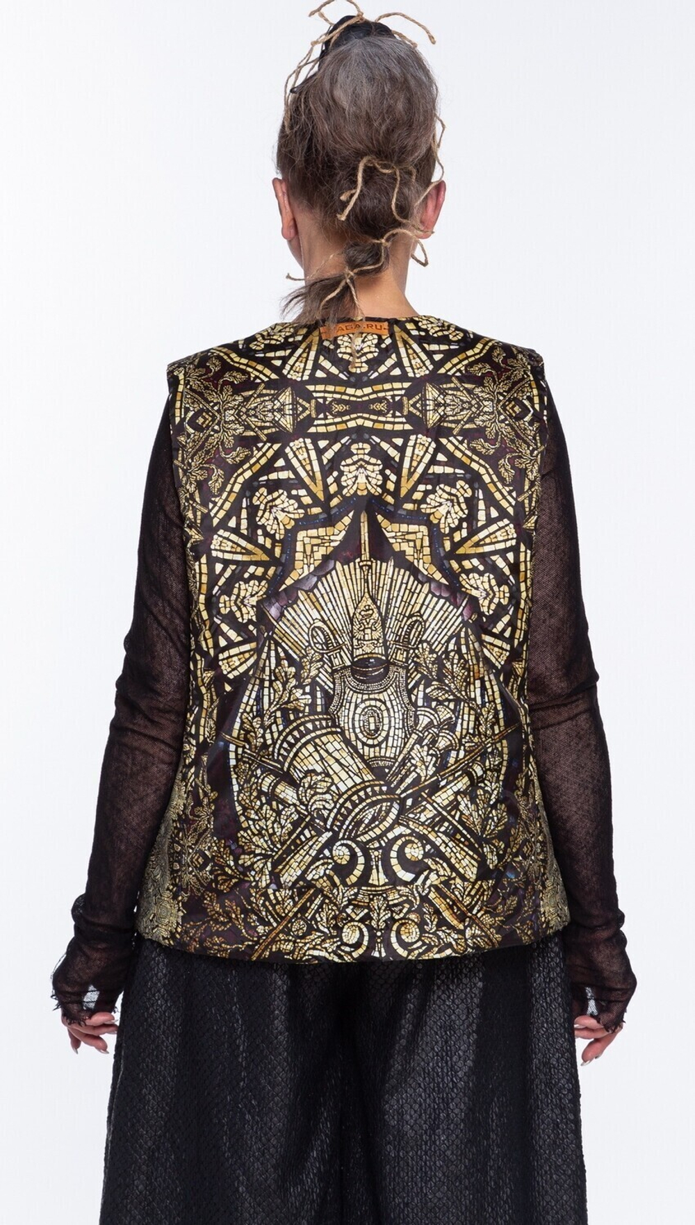 Двусторонний жилет "Три Империи", по мотивам мозаики «Русское оружие»