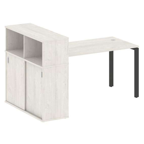 Метал Систем Стол письменный с шкафом-купе на П-образном м/к БП.РС-СШК-3.3 Т