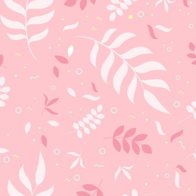 Розовые веточки и растения