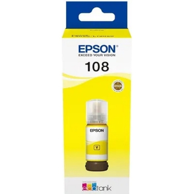 EPSON C13T09C44A  Картридж 108 EcoTank Ink для Epson L8050/L18050, Yellow 70ml