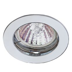 KL1 SN Светильник ЭРА литой простой MR16,12V, 50W сатин никель