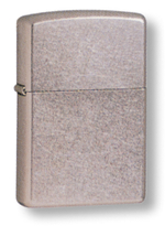 Легендарная классическая американская бензиновая широкая зажигалка ZIPPO Classic Satin Chrome™ серебристая матовая из латуни и стали ZP-207