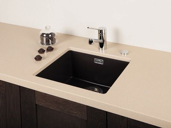 Мойка SCHOCK Soho 50 (N-100S) Cristadur 450x430 (подстольный монтаж) серебристый камень