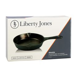 Сковорода чугунная Brasen с масляной полировкой, Ø21 см