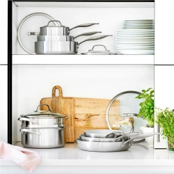 GreenPan Набор из 2 сковородок Venice Pro 26+30 см светло-серый
