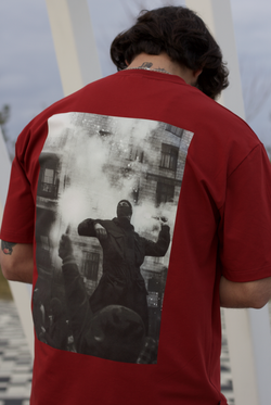 Футболка IAMREBEL Бунт Бордовый