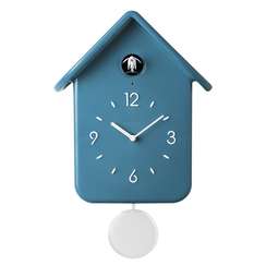 Часы с кукушкой qq, синие