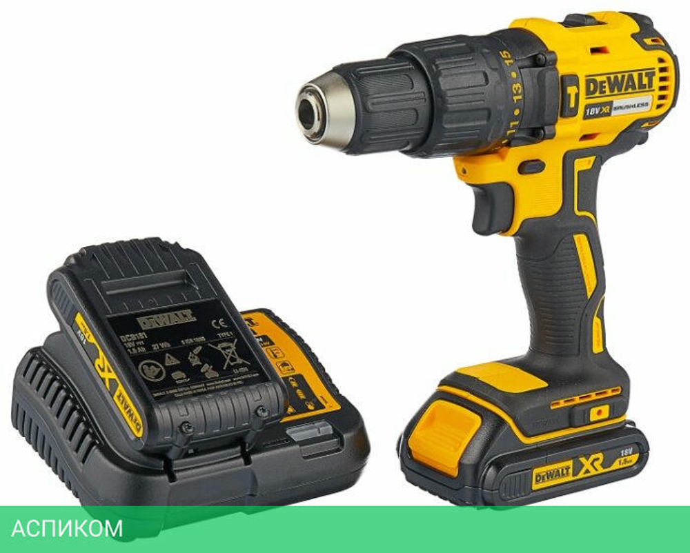 Дрель-шуруповерт DeWalt DCD778S2T-QW кейс