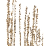 Ветка декоративная «Снежный блеск» 80 см, Шампань