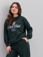 Костюм с брюками КБфл-90М/варенка-изумруд-п