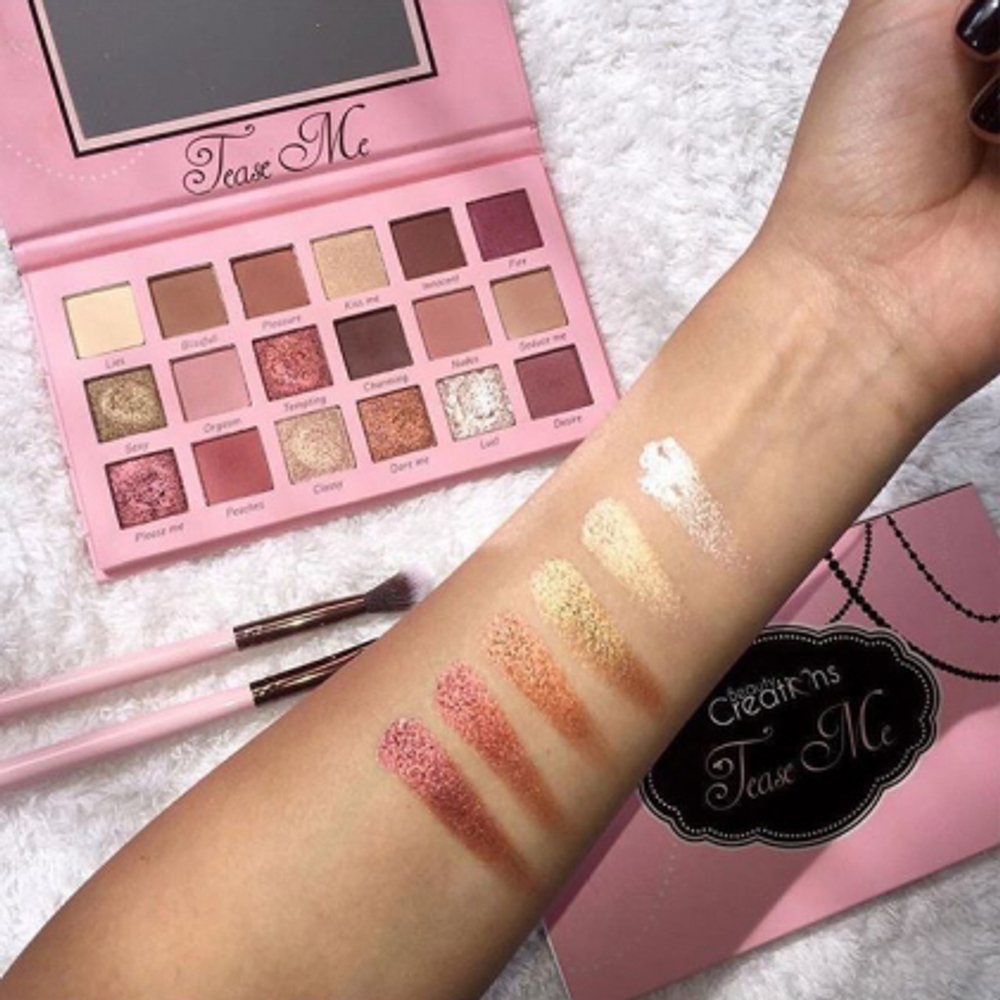 Beauty Creations Палитра теней с соблазнительными оттенками Tease Me