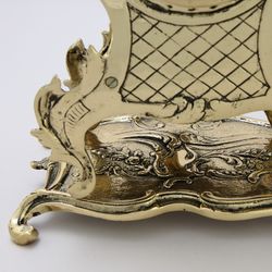 Bello De Bronze Часы Долфин каминные, золото