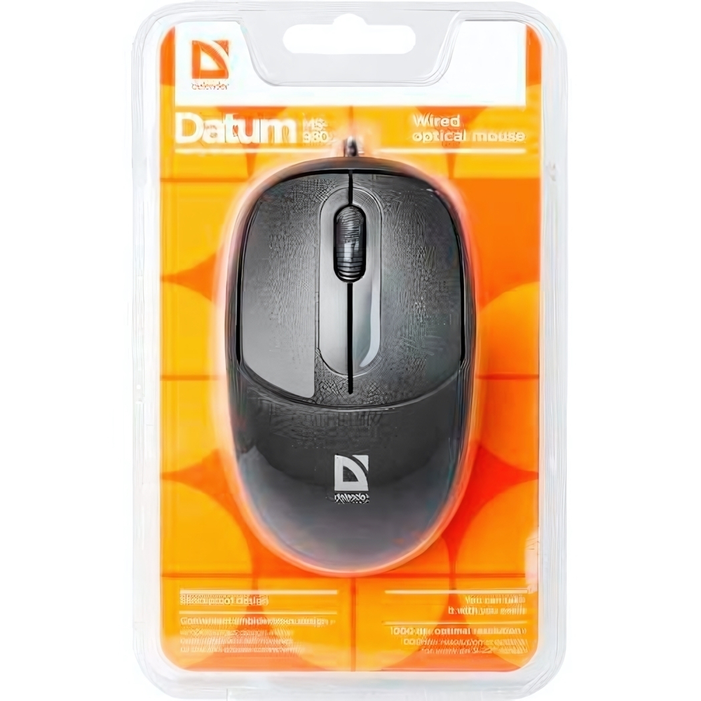 Мышь проводная Defender MS-980 Black