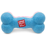 Игрушка GiGwi "Кость малая с пищалкой", для собак, 11 см