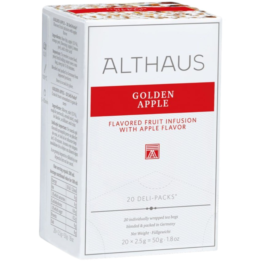 Чай фруктовый Althaus Deli Packs Golden Apple