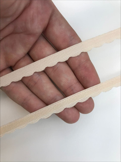 Отделочная резинка становая бежевая 8 мм