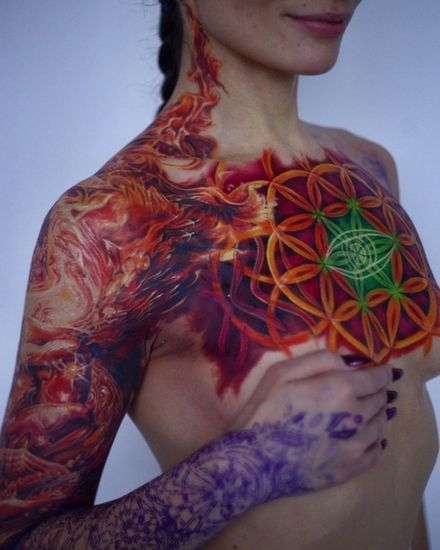 Краска Tattoo Ink - Голубой бриллиант by Елена Апасова