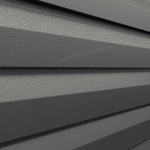 Сайдинг металлический Корабельная доска VIKING MP 0,45мм RALL 7024-Графитовый серый