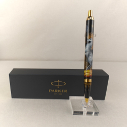 Ручка шариковая Parker "Золотогривый конь" с ручной росписью в коробке