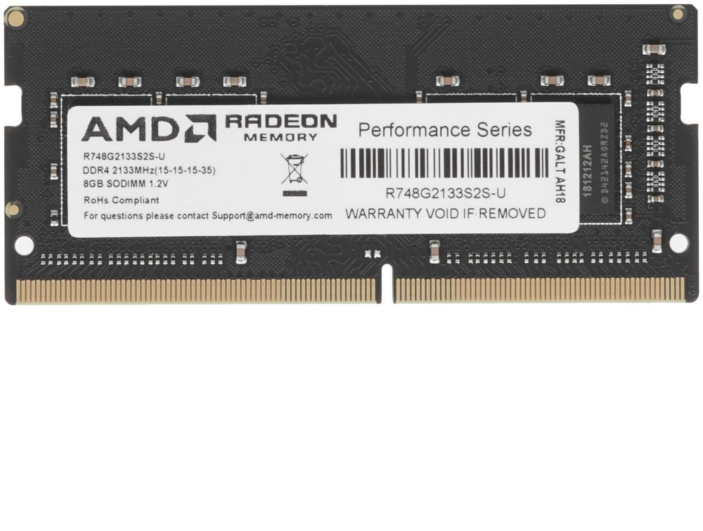 Оперативная память AMD R748G2133S2S-U 8 Гб