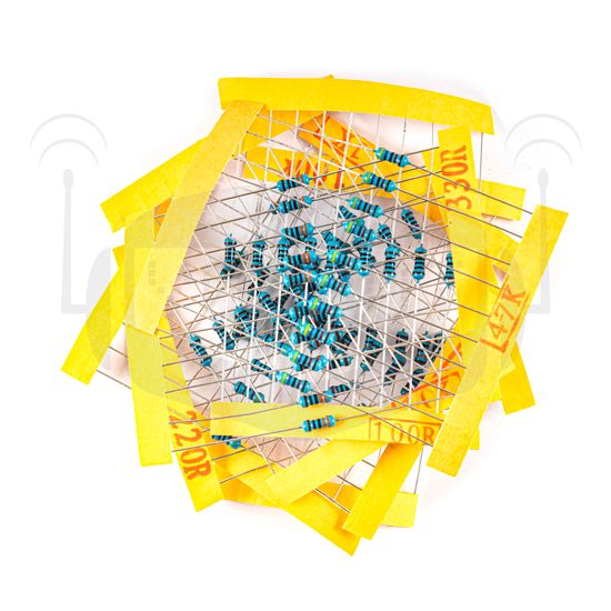 Металлические пленочные резисторы 1/4W 1%  470 КОм (10 шт)