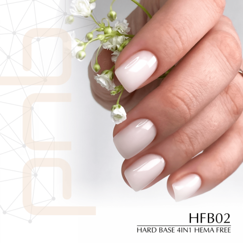 База без содержания HEMA PNB HFB02 УФ/ЛЕД/ Hard Hema Free Base PNB HFB02, 8 ml UV/LED