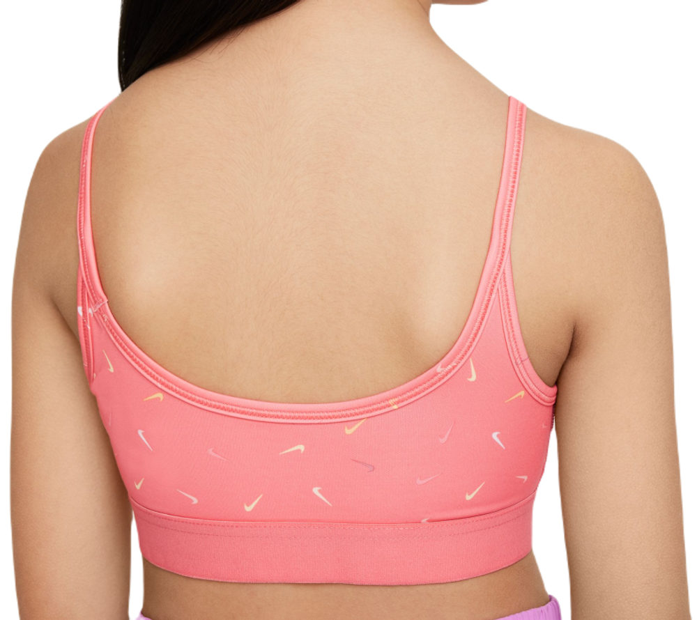 Теннисный бюстгальтер детский Nike Dri-Fit Trophy Light-Support Sports - sea coral