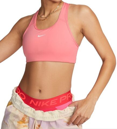 ТОП теннисный Nike Swoosh Bra - coral chalk/white