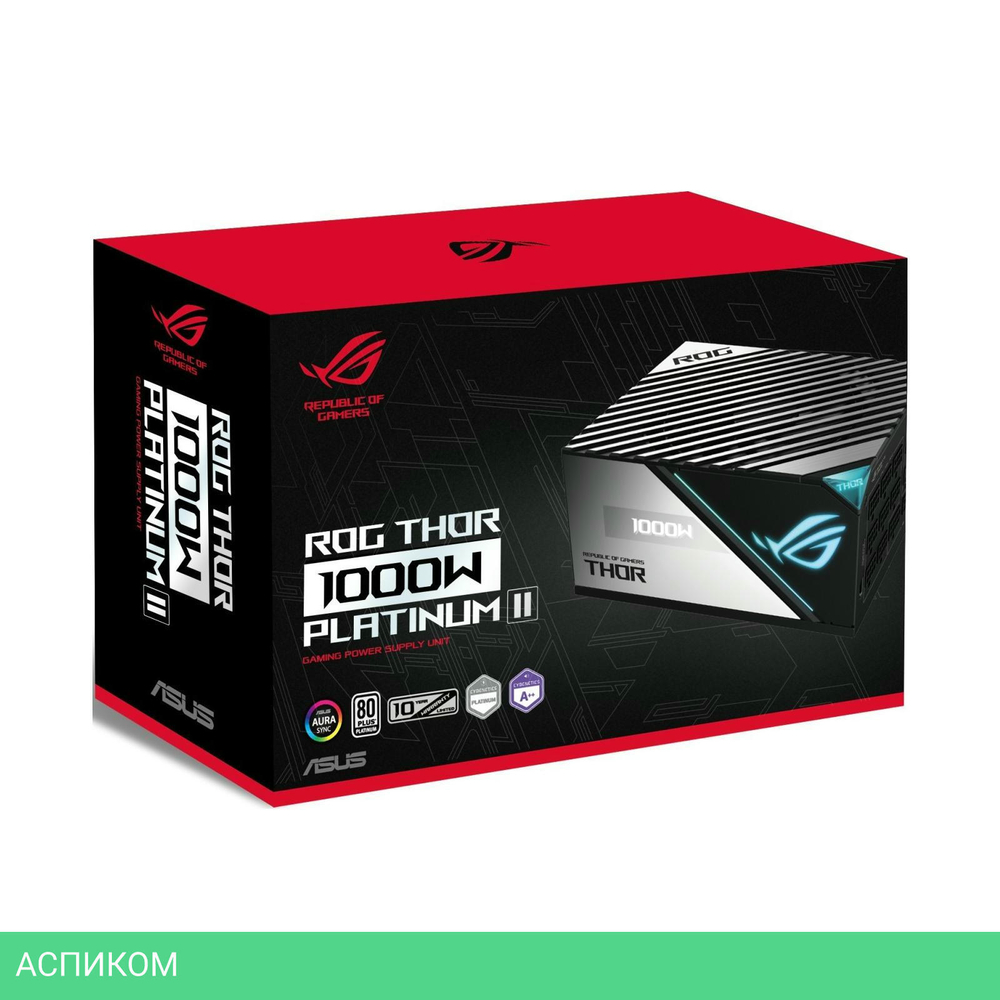 Блок питания ASUS ROG-THOR-1000P2-Gaming 1000W (90YE00L4-B0NA00)