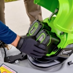 Аккумуляторная газонокосилка Greenworks LM221S2K8 82В (2 x 8 Ач, ЗУ) нож 56 см, 2519407U28