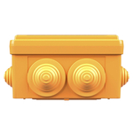 Коробка пластиковая FS с кабельными вводами и клеммниками, IP55, 100х100х50 мм, 4р, 450V, 6A, 4 мм2