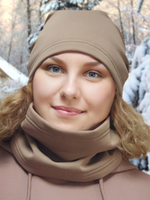 Шапка МИШЕЛЬ хлопковая утепленная
