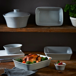 Блюдо для запекания classic kitchen, 18,5х26 см, серое