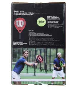 Ракетка для падел тенниса Wilson Optix XP Padel Kit Box - red