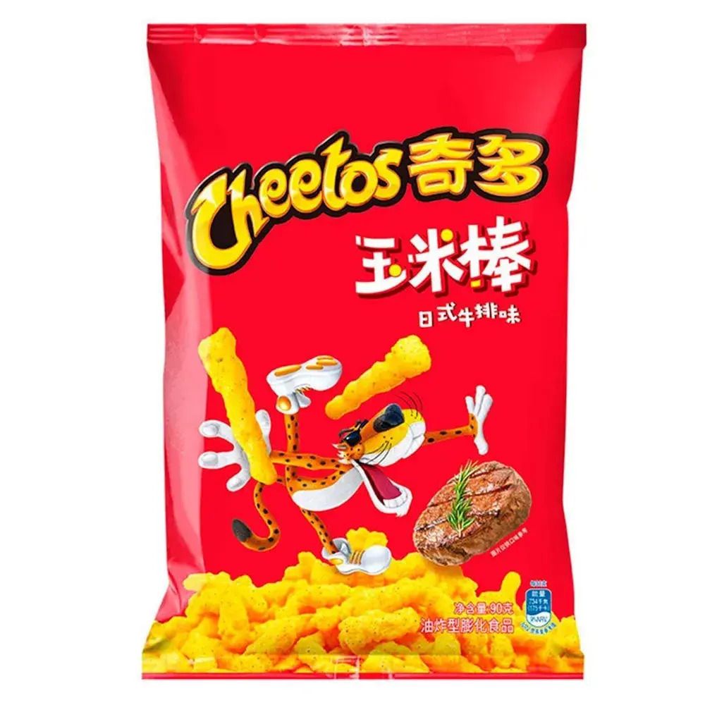 Кукурузные чипсы Cheetos Japanese Steak со вкусом японского стейка, 50 г