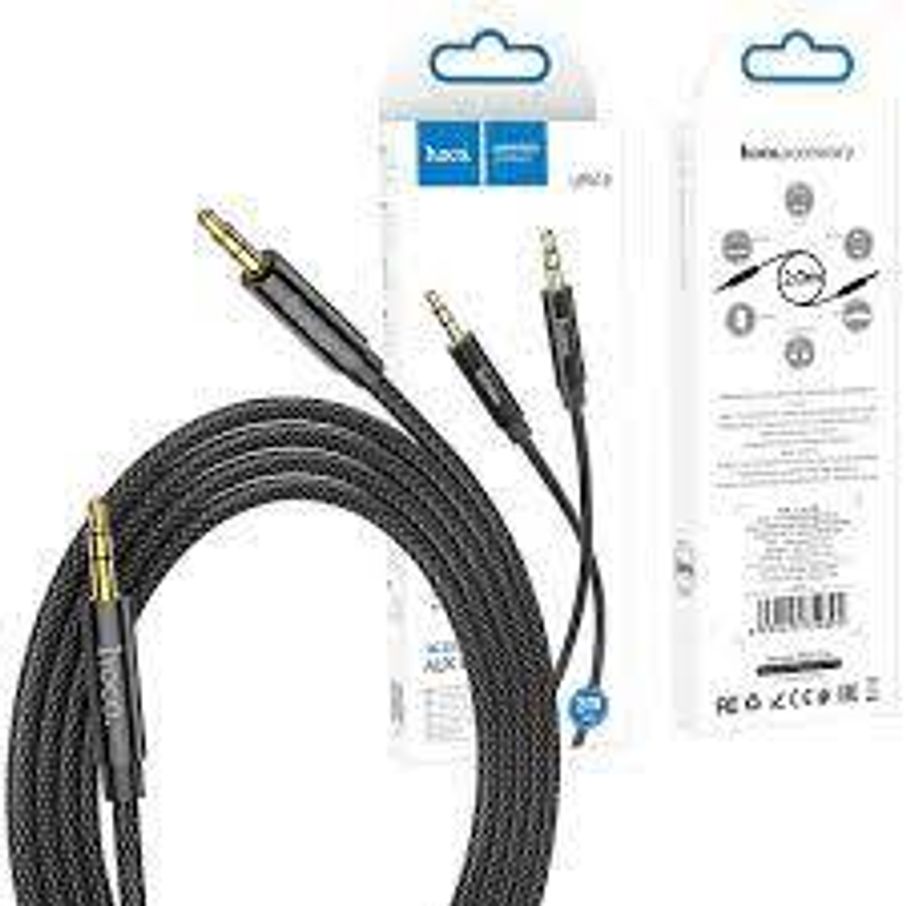 AUX cable 2m 3.5/3.5 Hoco UPA19 black