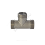 Тройник латунь никель Ду 25 (1") НР/НР/НР SantechSystems