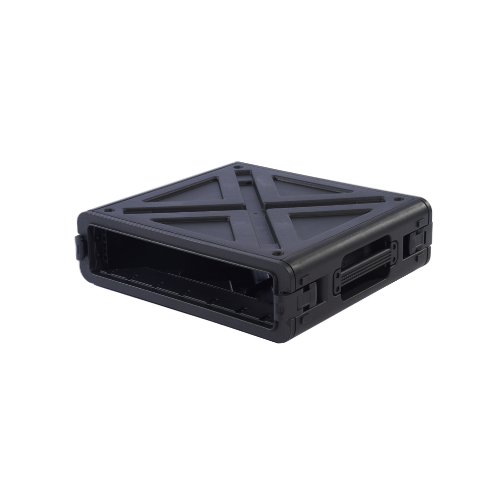 Ударопрочный пластиковый Рэковый кейс 2 юнита KZCASE@RACK2U