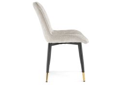 Стул на металлокаркасе Seda 1 latte / black / gold