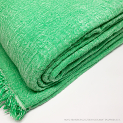 Плед муслиновый 240х260, Однотонный, Зеленый