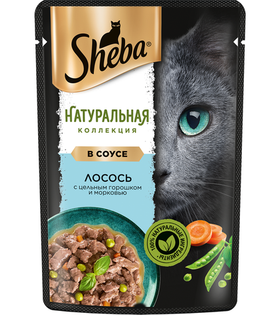 Шеба Nature's Collection лосось/горох 75гр.