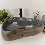 Раковина из речного камня RS-64865 56*41*15 0862