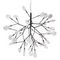 Подвесная люстра Crystal Lux Evita SP36 Black/Transparent