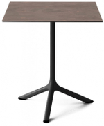 Стол ламинированный обеденный Scab Design Tripe, черный, кортен