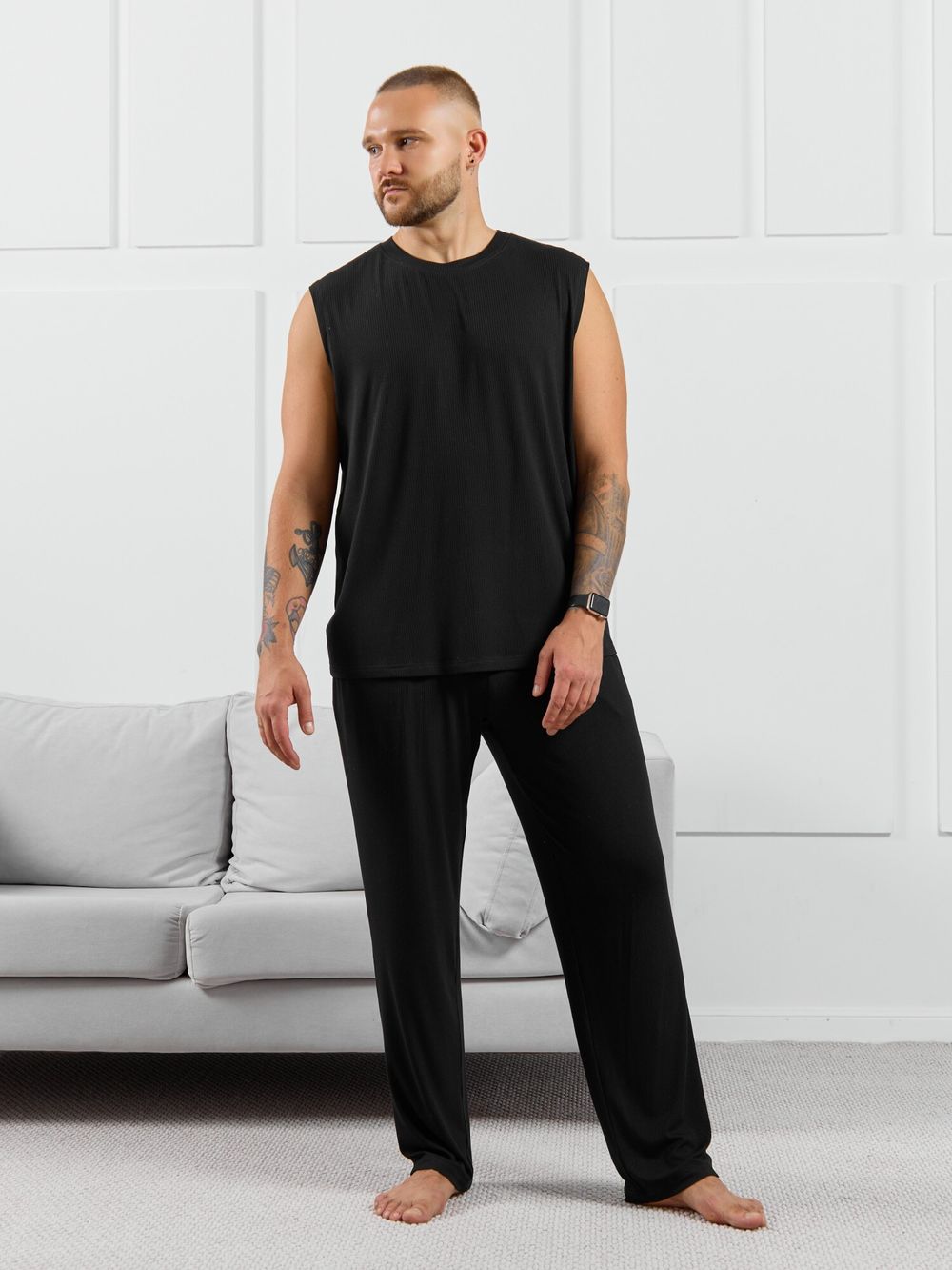 Майка мужская Алессандро-2 Виотекс ЧЁРНЫЙ