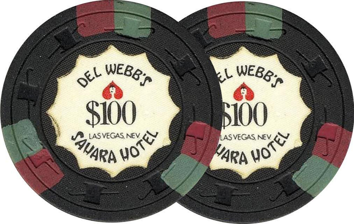 Sahara Del Webb's Casino $100 Chip