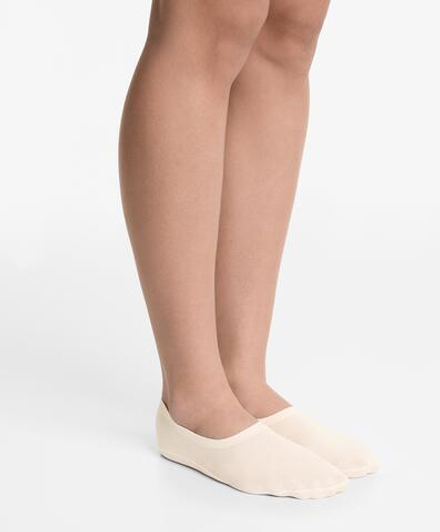 OYSHO Набор из двух пар невидимых носков из хлопковой смеси, экрю