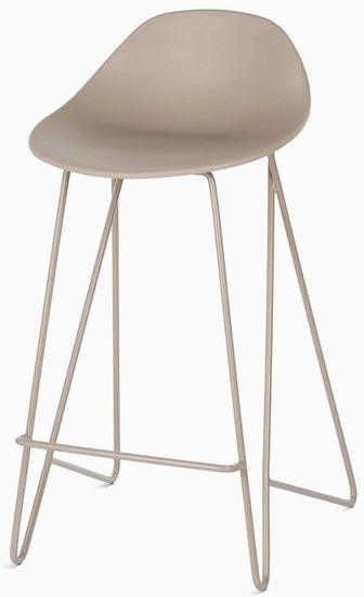 Полубарный стул Origami бежевый 